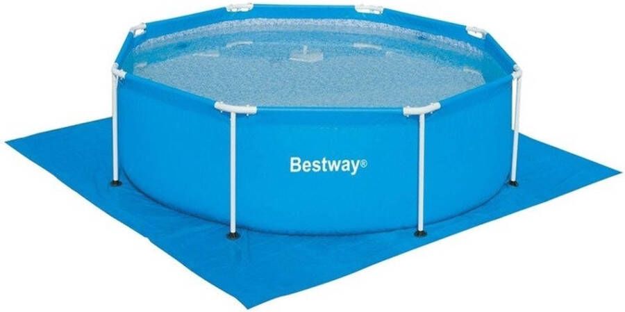 Bestway ondervloer zwembad grondzeil 335 x 335 cm – blauw