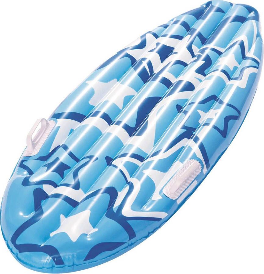 Bestway Opblaas mini surfboard 114 cm blauw