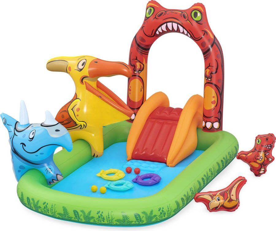 Bestway opblaasbaar waterpark Jurassic Splash L242 x B140 x H137 cm