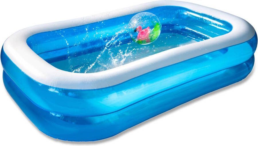 Bestway Opblaaszwembad Familiebad Rechthoek 211x132x46cm
