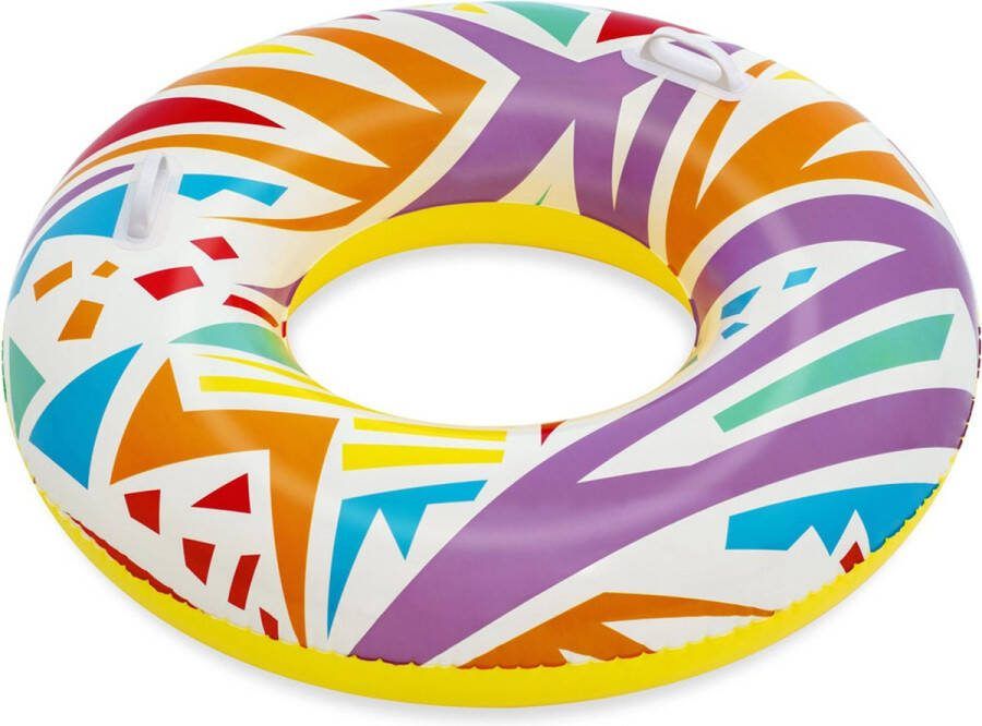 Bestway Opblaasbare Drijver Versierd met Handvatten Kleur Assorti D107 cm +12 Jaar Strand en Zwembad 36228