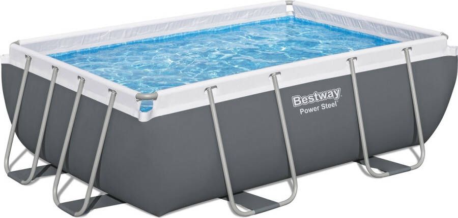 Bestway Power Steel Bovengronds Zwembadset 2 82 m x 1 96 m x 84 cm