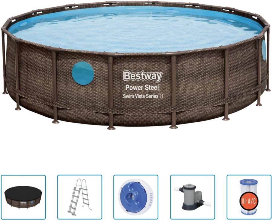 Bestway -Power-Steel-Zwembadset-488x122-cm