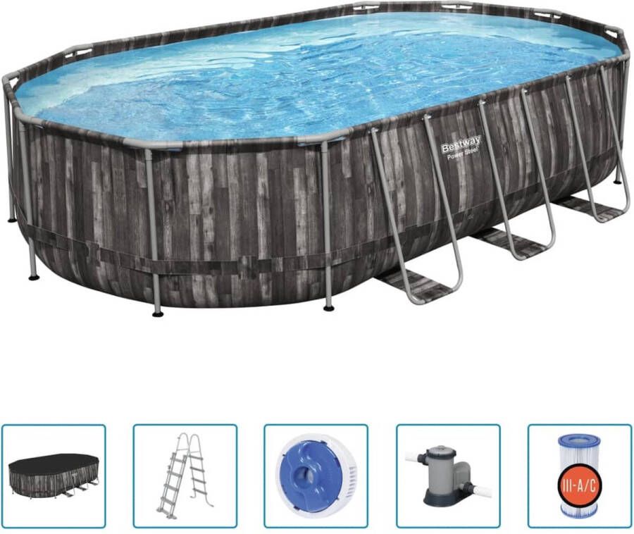 Bestway -Power-Steel-Zwembadset-ovaal-488x305x107-cm