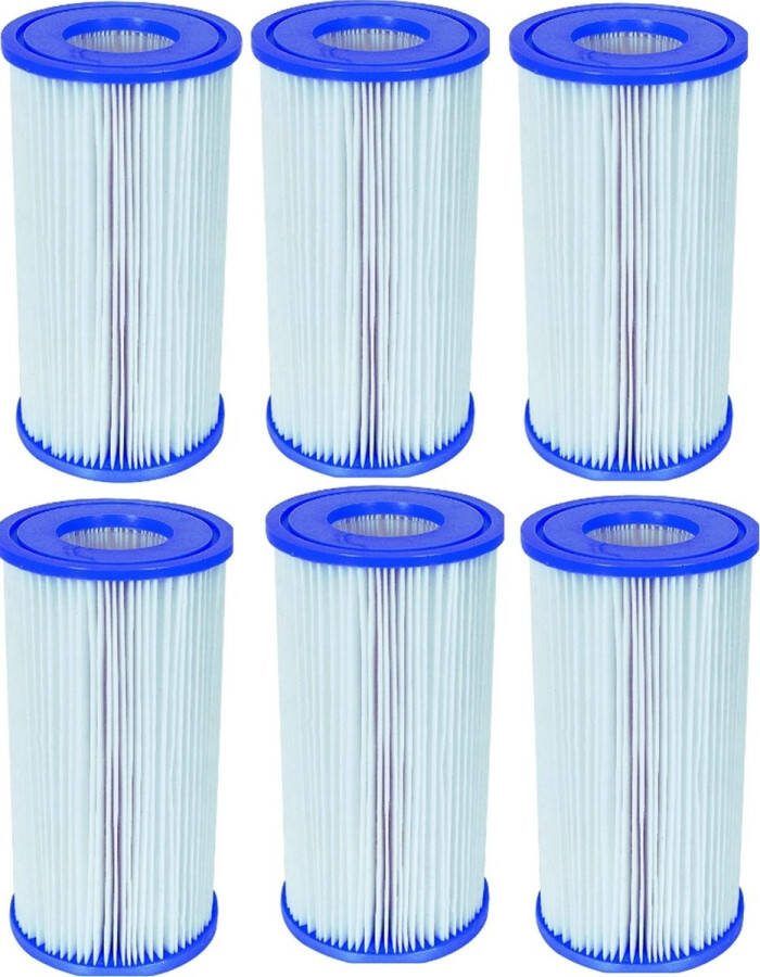 Bestway Six pack (x2 pcs) Filter Cartridge Zwembadfilter Type II 58094