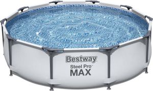 Bestway opzetzwembad Steel Pro Max set rond met filterpomp Ø305x76cm
