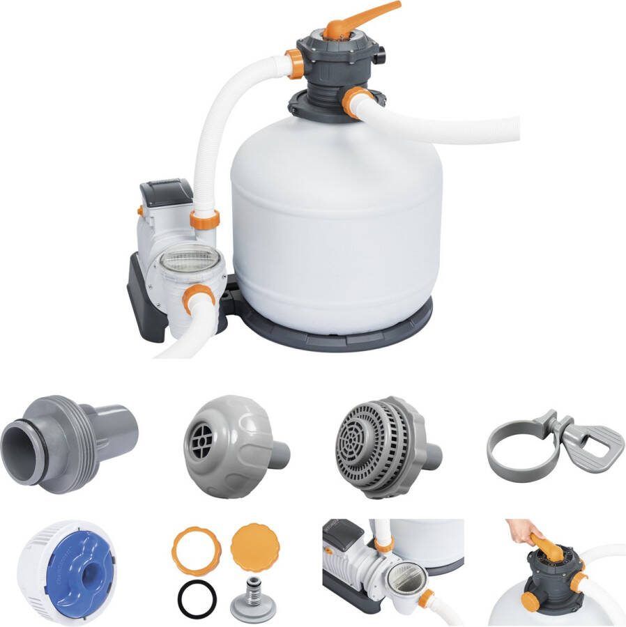 Bestway Flowclear Zandfilterpomp 9 8 M3 u 11.355ltr hr Polysphere Copy