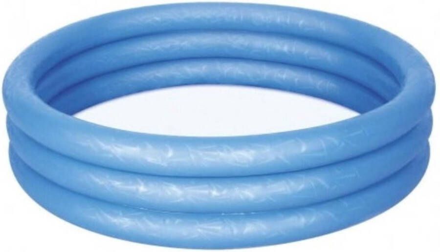 Bestway Zwembad 152 x 30 cm Opblaas 3 ringen 282 liter Blauw Zwembad Rond