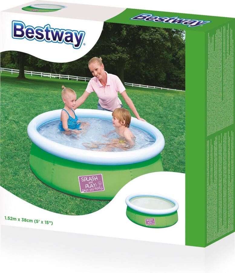 Bestway Splash and Play Zwembad 152x38cm mini fast PV