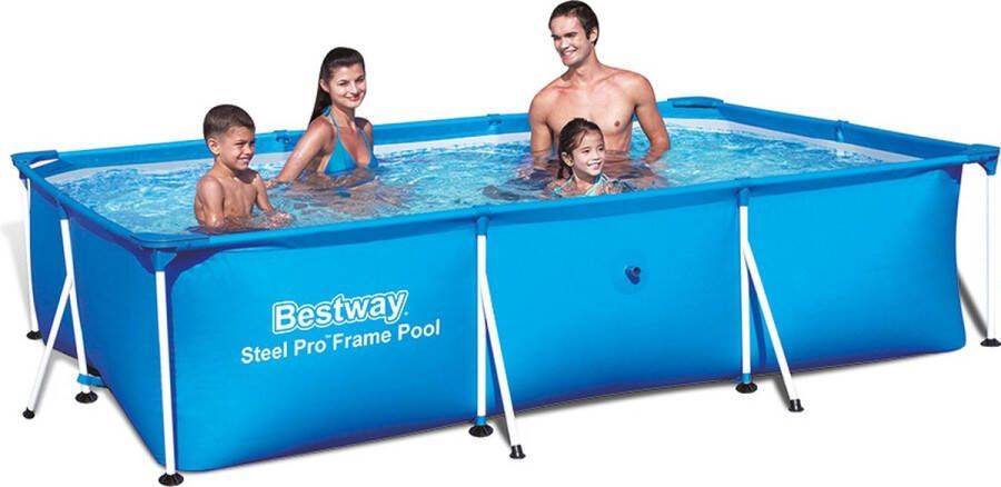 Bestway Zwembad 300 x 200 x 66 Steel Pro Opzetzwembad Rechthoek