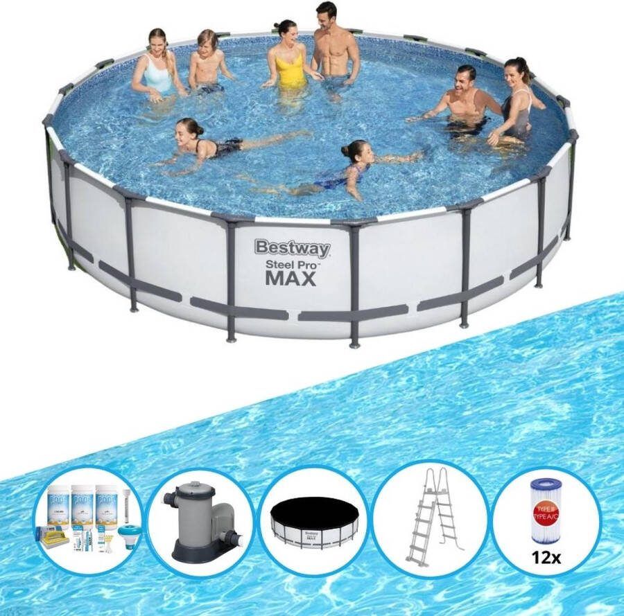 Bestway Zwembad Steel Pro MAX Zwembad Bundel 549x122 cm