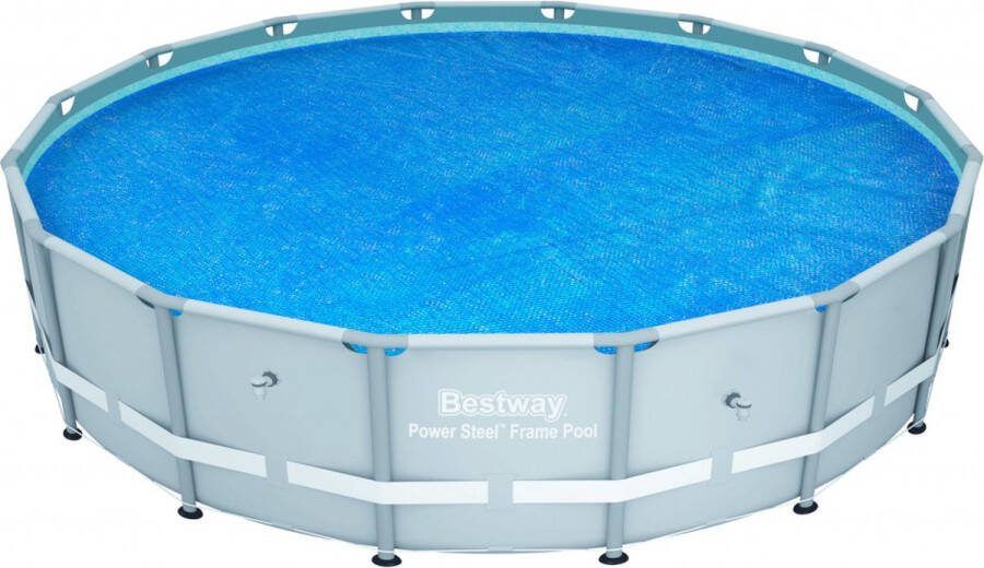 HBM machines Bestway Zwembadhoes Flowclear rond 462 cm blauw