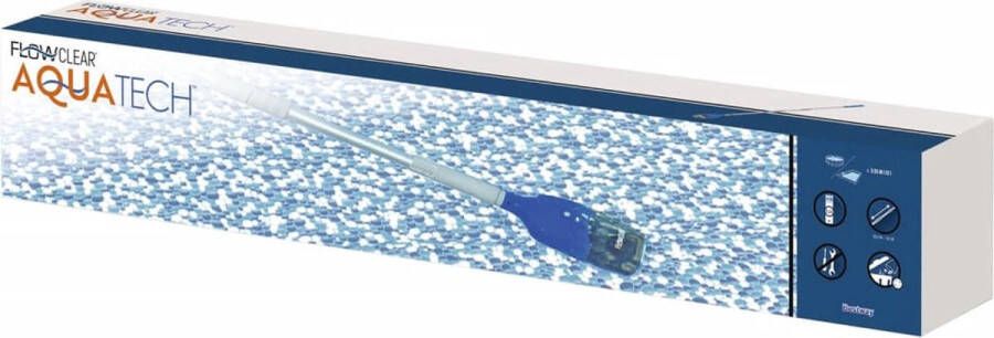 Bestway Flowclear Elektrische Snoerloze Stofzuiger Aquatech Voor Zwembaden Tot Ø305cm