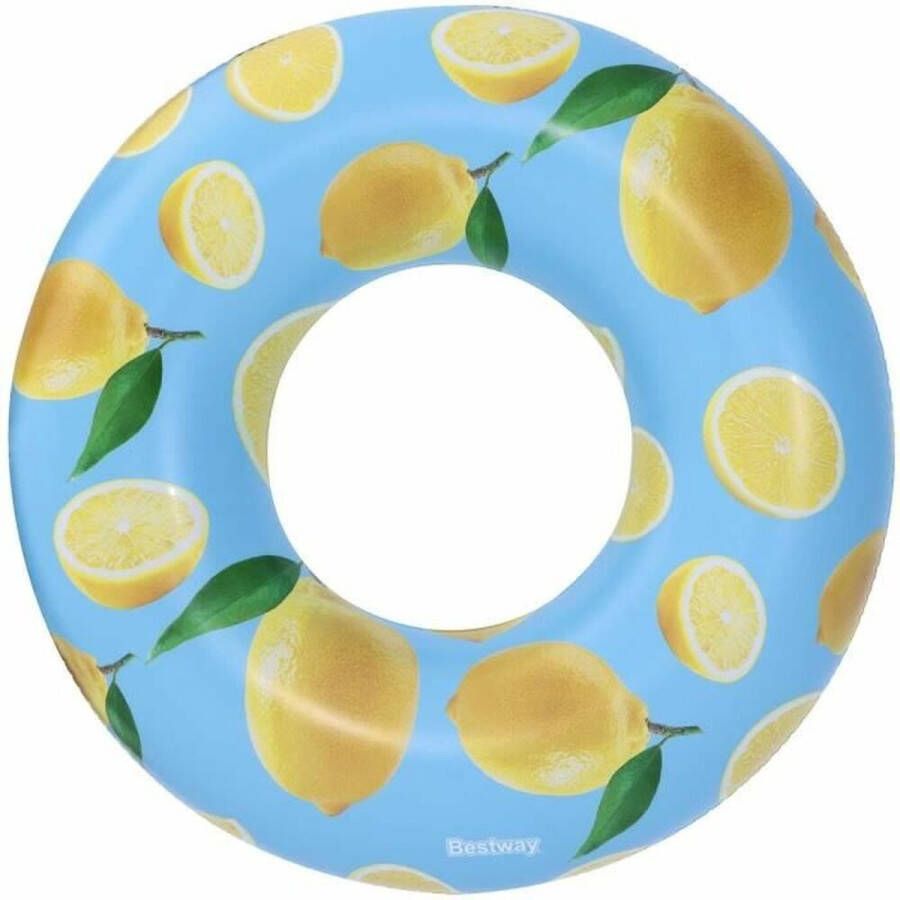 Bestway zwemband Lemon junior 106 x 27 cm vinyl blauw geel