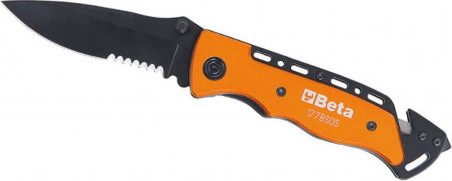 Beta Tools Beta Klapmes 1778sos Multitool 20 Cm Oranje