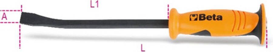 Beta Tools Koevoet 965 300 met plat gebogen uiteinden