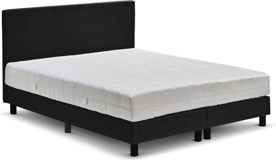 Beter Bed Basic Beter Bed Cisano Complete Boxspring met Easy Pocket Matras 120x200 cm Zwart