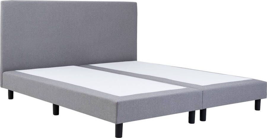Beter Bed Basic Boxspring Cisano vlak zonder matras 160 x 200 cm lichtgrijs