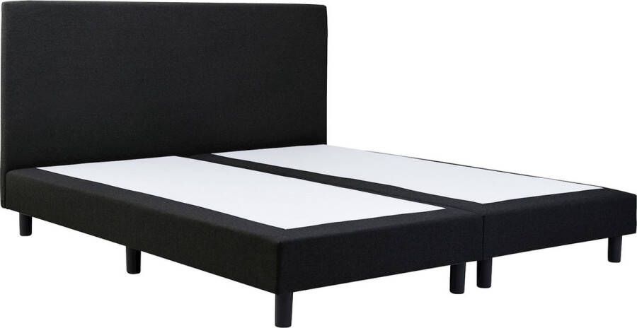 Beter Bed Basic Boxspring Cisano vlak zonder matras 160 x 200 cm zwart