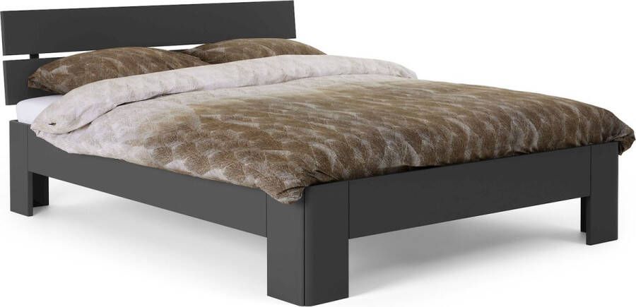 BBright Beter Bed Fresh 450 Bedframe met Hoofdbord 90x220 cm Antraciet
