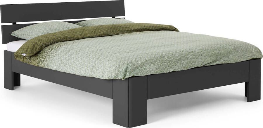 BBright Beter Bed Fresh 500 Bedframe met Hoofdbord 120x200 cm Antraciet