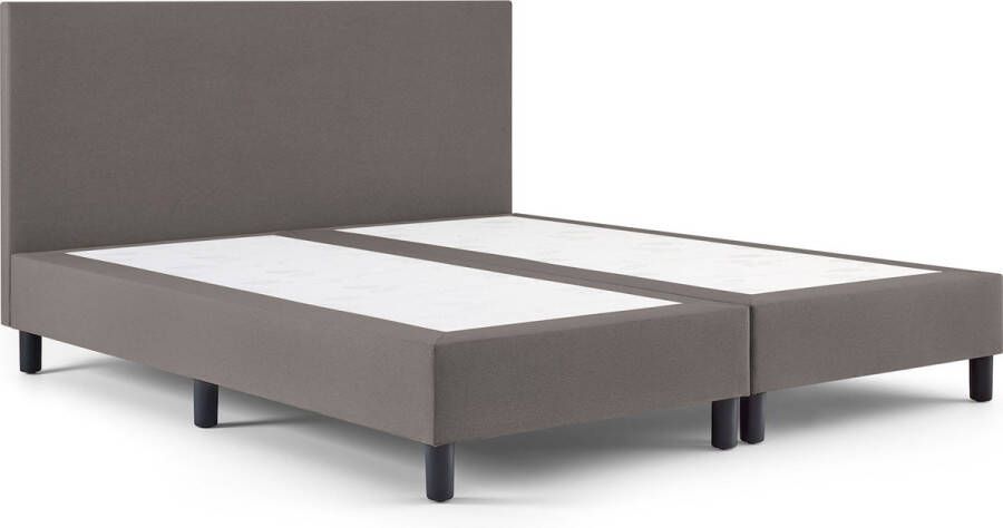 Beter Bed Select Beter Bed Box Owen Plus vlak zonder matras 120 x 200 cm graphite