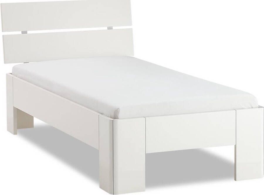 Beter Bed Select Beter Bed Fresh 400 Bedframe met Hoofdbord 90x210 cm Wit