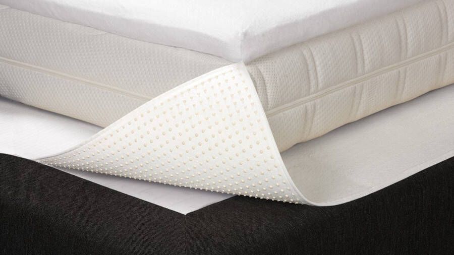 Beter Bed Select Beter Bed Splittopper Molton Hoeslaken en Anti-Slip Matrasonderlegger Beschermingspakket 160x200x10 cm