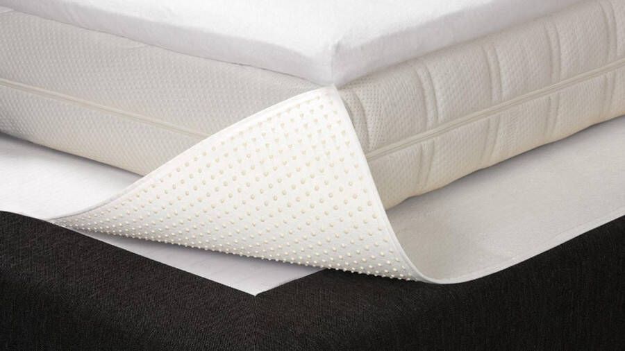 Beter Bed Select Beter Bed Topper Molton Hoeslaken en Anti-Slip Matrasonderlegger Beschermingspakket 180x200x10 cm