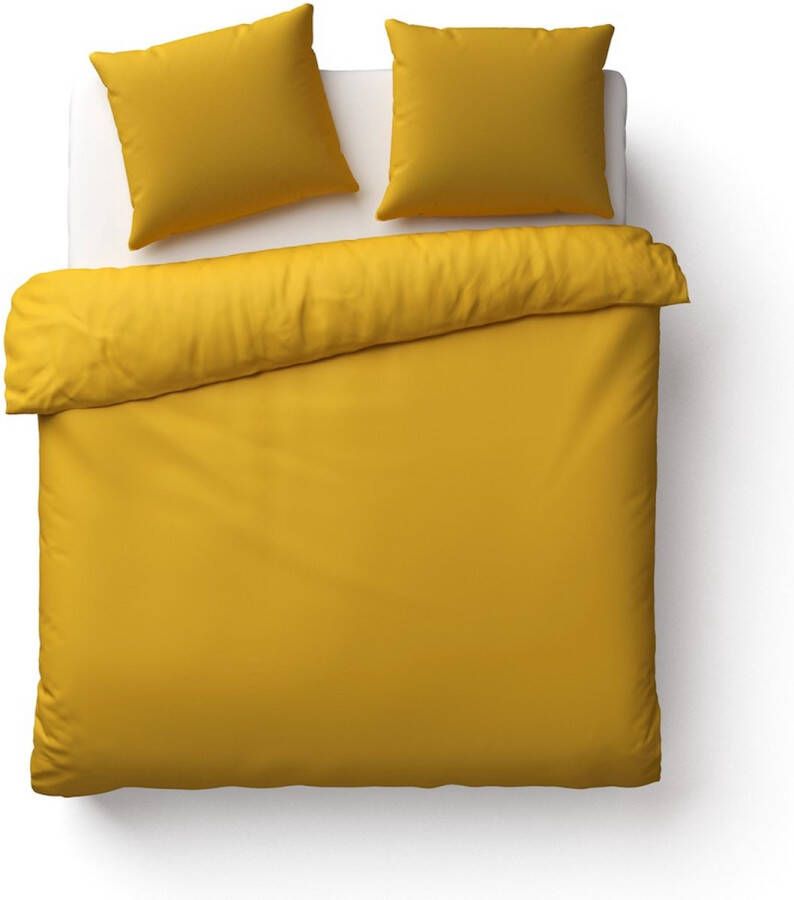 Beter Bed Select Dekbedovertrek Brody 200 x 200 210 220 cm geel