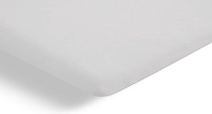Beter Bed Select Hoeslaken Biologisch jersey topper 80 90 100 x 200 210 220 cm wit
