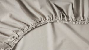 Beter Bed Select Hoeslaken Biologisch perkal matras 80 90 x 200 210 cm zand