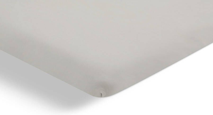 Beter Bed Select Hoeslaken Biologisch perkal topper 80 90 x 200 210 220 cm grijs
