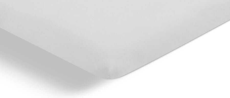 Beter Bed Select Hoeslaken Biologisch perkal topper 80 90 x 200 210 220 cm wit