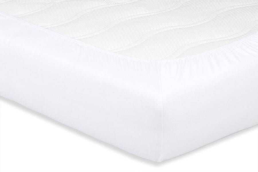 Beter Bed Select Jersey Hoeslaken voor Matras 100% Katoen 100 x 200 210 220 cm Wit