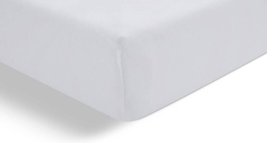 Beter Bed Select Hoeslaken Jersey 1+1 gratis 100% katoen 200x200 210 220 cm Wit