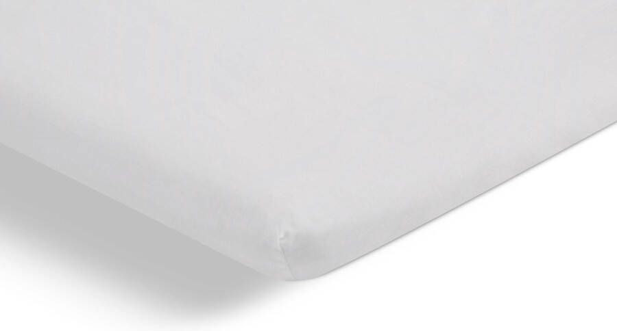 Beter Bed Select Perkal Hoeslaken voor Splittopper 100% Luxe Katoen 180 x 200 cm Wit