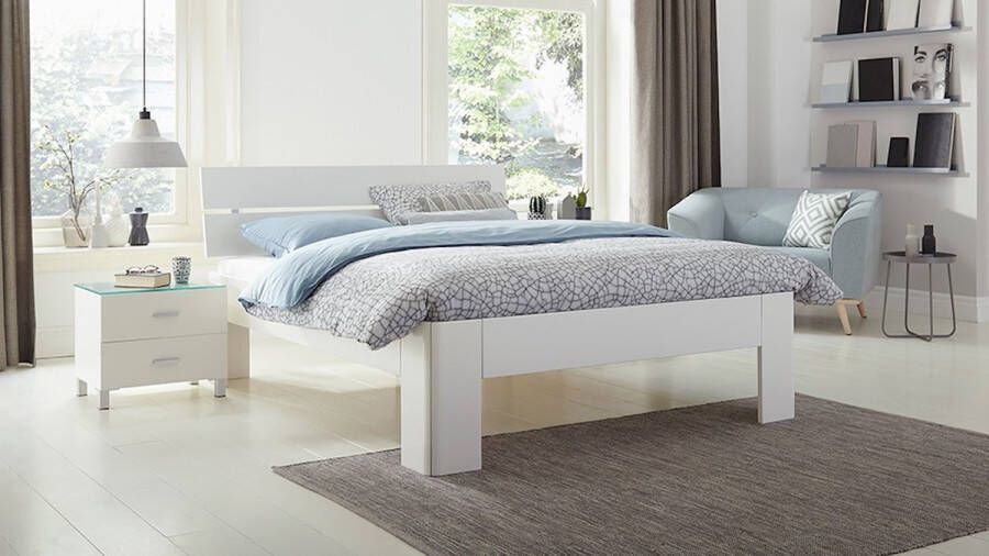 Beter Bed Select hoofdbord Fresh 160 x 14 x 48 cm wit