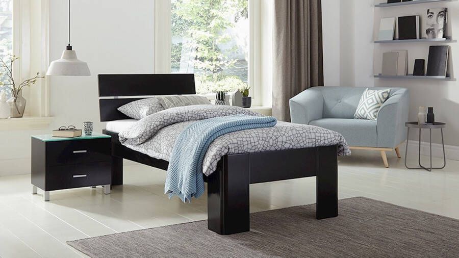 Beter Bed Select hoofdbord Fresh 90 x 15 x 48 cm zwart