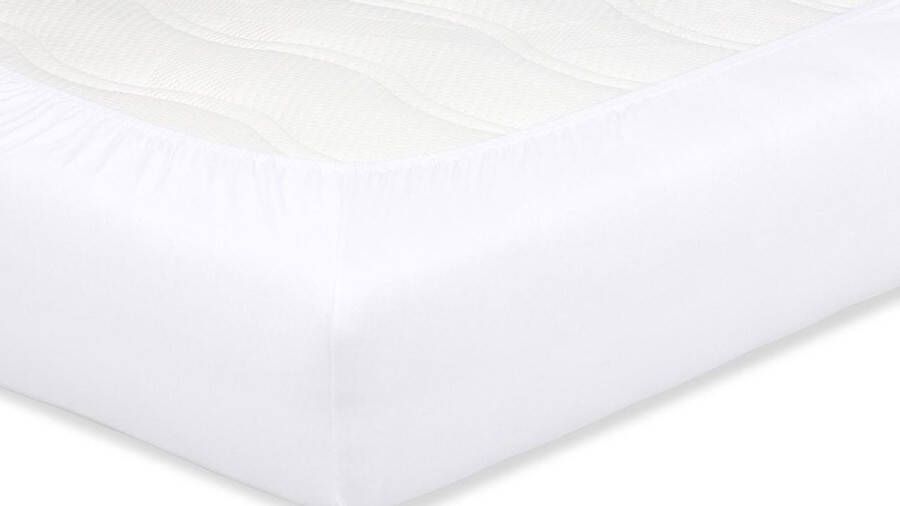Beter Bed Select Perkal Hoeslaken voor Matras 100% Luxe Katoen 160 x 210 220 cm Wit