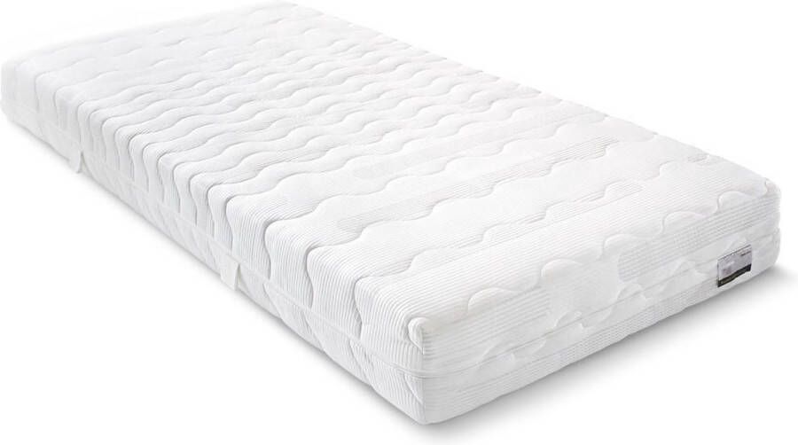 Beter Bed Select Beter Bed Pocketvering Matras met HR-schuimlaag 310m² 5 Zones Silver Pocket Deluxe Foam 140x200x22cm 120kg
