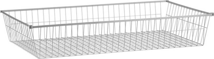 Beter Bed Select uittrekbare korf SwitchLine breed 94 x 51 x 16 cm aluminium
