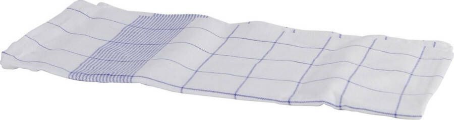 Betra Glazendoek half linnen ca. 70x70 cm blauw set van 6 stuks