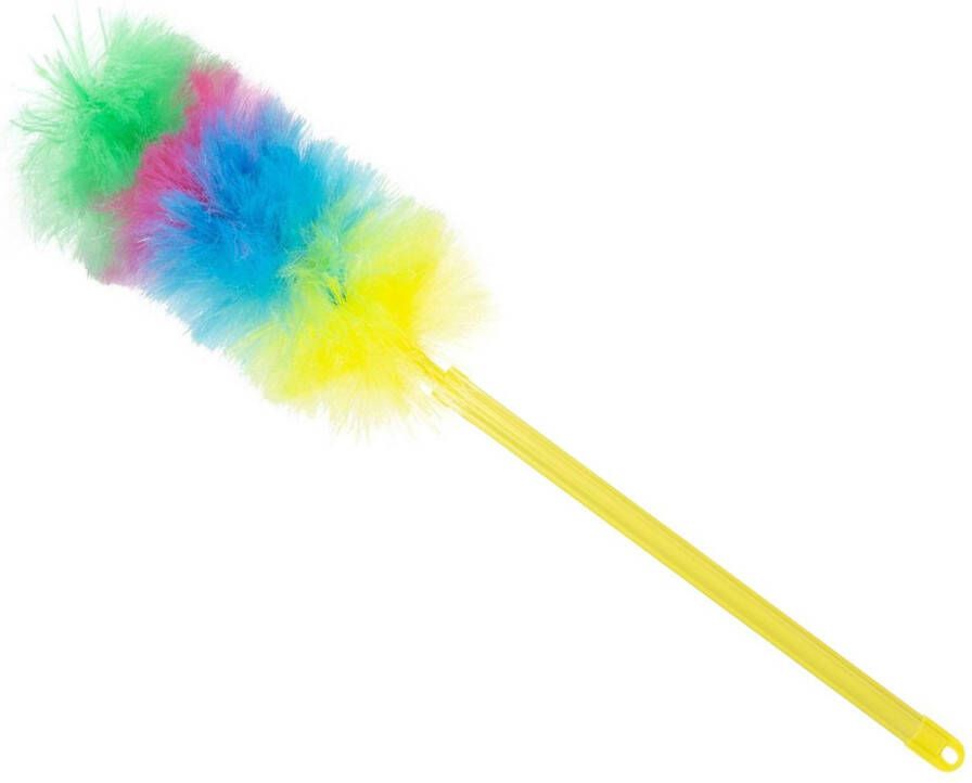 Betra plumeau duster uitschuifbaar statisch geel 75-115 cm stoffer ragebol