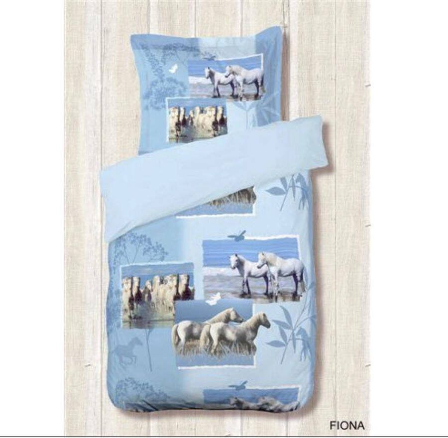 Better Nights Kinderdekbedovertrek Fiona- paarden-140x200 cm 1 kussensloop 65x65 cm- 100% katoen