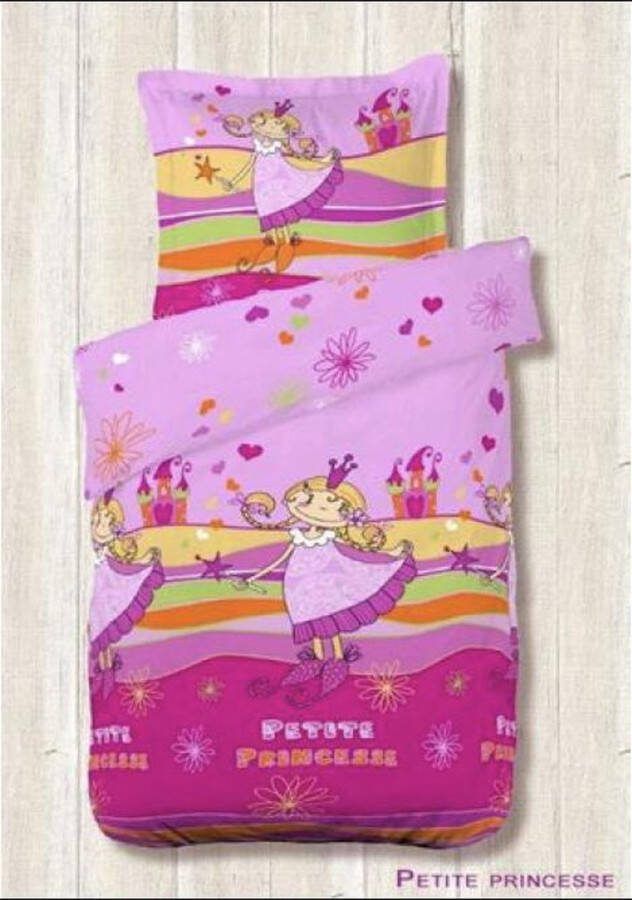 Better Nights Kinderdekbedovertrek Petite Princesse -140x200 cm +1 kussensloop 65x65 cm 100% katoen