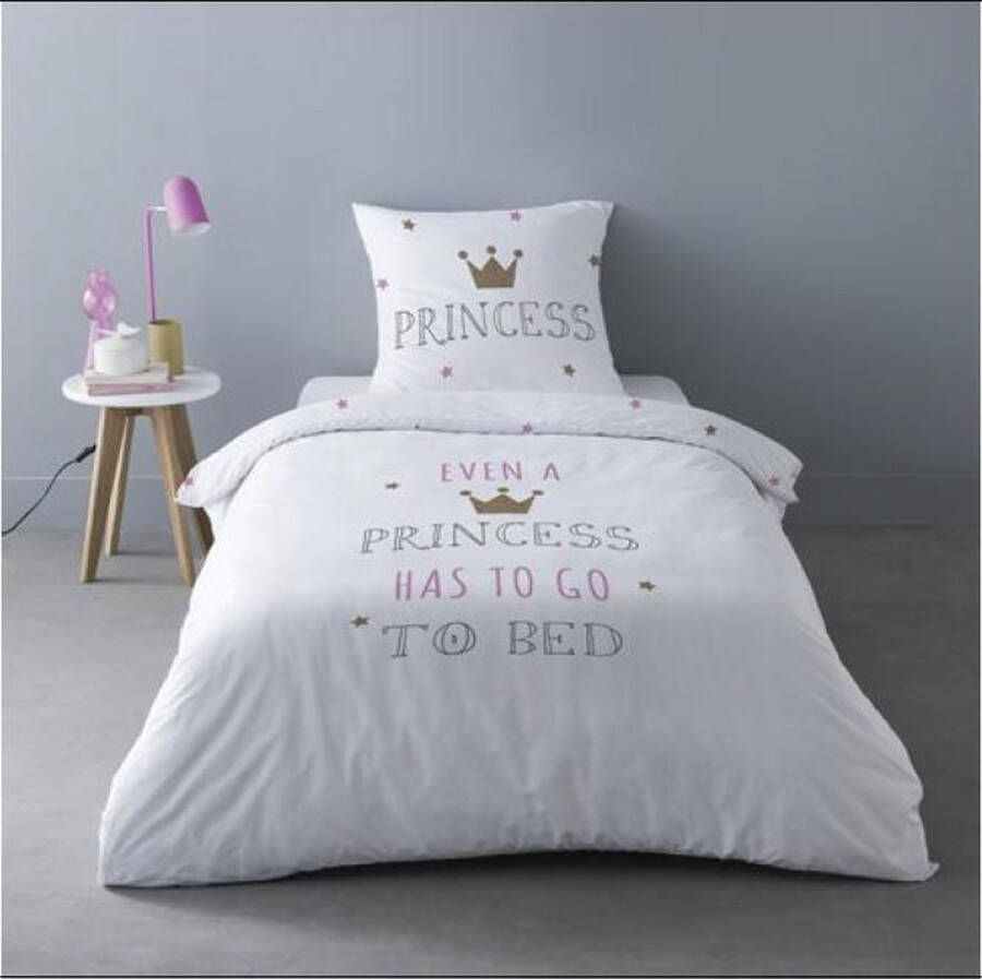 Better Nights Kinderdekbedovertrek Sleepy Princess- 140x200 cm + 1 kussensloop 65x65 cm -100% katoen