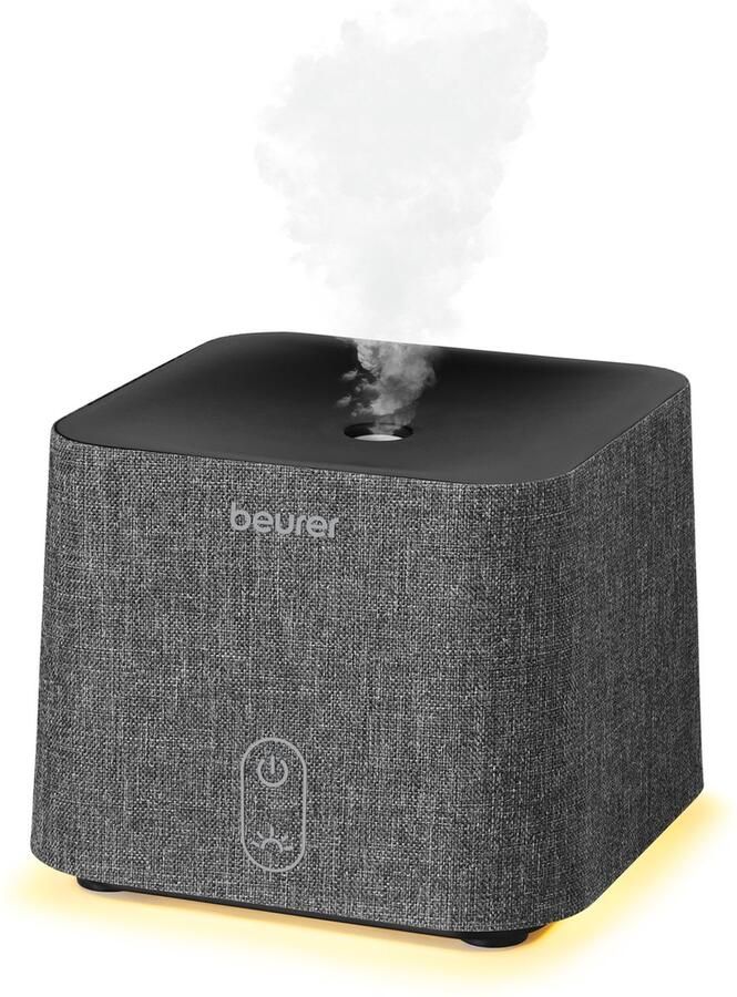 Beurer LA 35 Aroma diffuser Luchtbevochtiger Ultrasoon Ruimtes tot 20 m2 LED verlichting Stil en energiebesparend Automatische uitschakeling Incl. netadapter 3 Jaar garantie