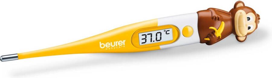Beurer BY 11 Monkey Thermometer lichaam Baby Koortsthermometer Digitaal Aap Flexibele top Zonder glas en kwik Incl. batterij 3 Jaar garantie