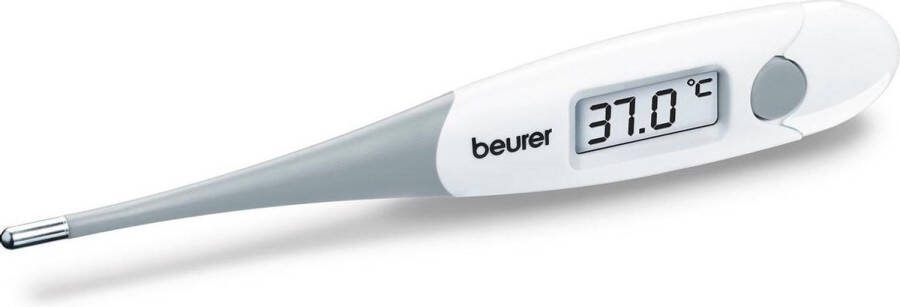 Beurer FT 15 Thermometer lichaam Koortsthermometer Koortssignaal Digitaal Flexibele tip Waterproof Schakelt automatisch uit Medisch gecertificeerd Incl. batterijen 5 jaar garantie Wit